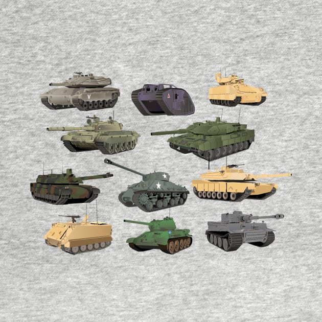 Multiple Battle Tanks by NorseTech